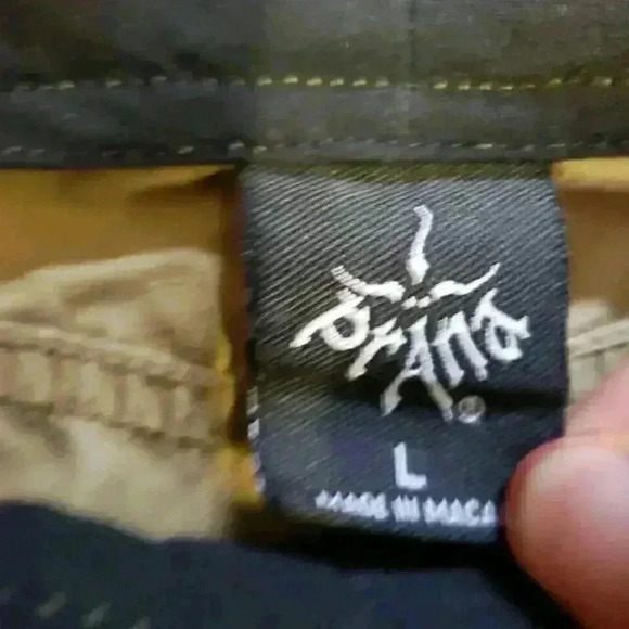 Prana Mens Size L Tan Passage Crop Outdoor Climb Hike Performance - Picture 5 of 9